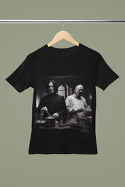 Severus Snape and Walter White in Lab Shirt Wizard House Christmas Birthday Gift Breaking Bad Tee Potterhead Potter Book 90s Vintage Shirt