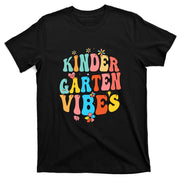 Retro Team Kindergarten Vibes Tee Teacher Back To School T-Shirt
