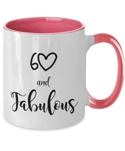 60 and Fabulous 60th birthday gifts for women ideas  60th birthday coffee mug 60 years old