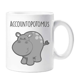 Accountotomus Mug Hippo Accountant Mug Gift