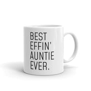 Auntie gifts funny auntie gift aunt mug Best Effin39 Auntie Coffee Mug aunt gift idea aunt birthday gift best aunt gift best aunt ever