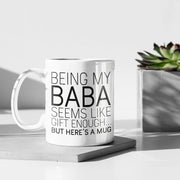 Baba Gifts Baba Birthday Baba Mug Baba Coffee Mug Funny Baba Gift Baba Gift Idea Best Baba Present Gift for Baba Baba Christmas