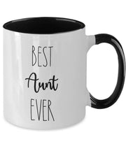 Best Aunt Ever Mug Aunt coffee cup Aunt mug Aunt gift ideas from niece from nephew Christmas gift for aunt Birthday gift