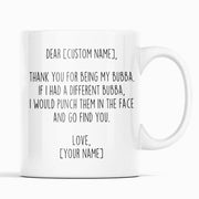 Bubba Gifts Personalized Custom Name Mug Gifts for Bubba Funny Bubba Gift Idea Bubba Birthday Bubba Christmas Best Bubba Gift Best Bubba Mug