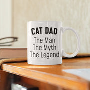 Cat Dad Gifts Christmas Cat Dad The Man The Myth The Legend Gifts for Cat Dad Gift Idea Cat Owner Men Birthday Best Dad Ever Dad Coffee Mug
