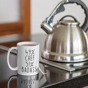 Chef Gifts Chef Christmas Gift Chef Gift Idea Chef Birthday Gift Gift for Chef Chef Coffee Mug Chef Mugs Badass Chef Chef Present