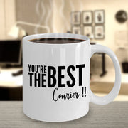 Courier mug Best Courier Courier gift gift for Courier courier appreciation gift birthday gift coffee cup ceramic coffee mug