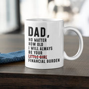 Dad Gift From Daughter Christmas Funny Dad Gifts Dad Gift Idea Dad Birthday Dad Coffee Mug Tea Cup Gift for Dad Christmas Gift Father39s Day