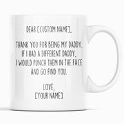 Daddy Gifts Personalized Custom Name Mug Gifts for Daddy Funny Daddy Gift Idea Fathers Day Gift Birthday Dad Christmas Best Daddy Gift