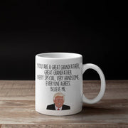 Funny Grandfather Gift for Grandfather Gift Idea Grandfather Trump Mug Funny Gag Gift Coffee Mug Gift for Men Grandfather Birthday Gift