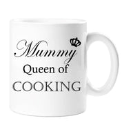 Mummy Mug Mummy Queen Of Cooking Mug Mothers Day Birthday Ceramic Gift Idea Cup