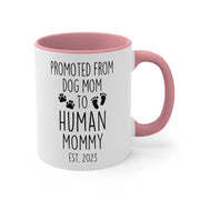 New Mom Gift Est 2023 Mug Expecting First Time Baby Gifts Baby Shower Gifts First Mother39s Day Present Promoted From Dog Mom to Human Mommy