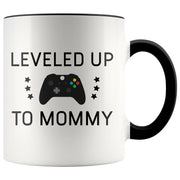 New Mom Gift from Husband Gift From Dad New Mommy Leveled Up To Mommy First Mothers Day Gift Mug New Mother Gift Mom To Be Future Mom