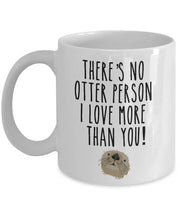 Otter mug otter half mug love otter mug significant otter mug  Valentine puns Valentines Day gifts for classmates otter mug set
