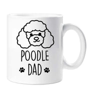 Poodle Dad Mug Dog Fathers Day Birthday Christmas Pet Present