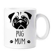Pug Mug Pug Mum Birthday Christmas Pet Present Mothers Day