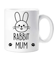 Rabbit Mum Mug Mothers Day Birthday Christmas Pet Present