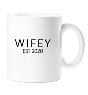 Wifey Est Mug Wife Gift Cup Present Wedding Anniversary Birthday Christmas